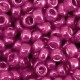 Seed beads 6/0 (4mm) Metallic shine cerise pink
