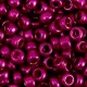 Seed beads 6/0 (4mm) Metallic shine azalea pink