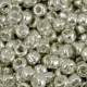 Seed beads 6/0 (4mm) Metallic shine warm silver