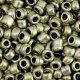 Seed beads 6/0 (4mm) Metallic champagne grey