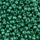 Seed beads 8/0 (3mm) Metallic shine ocean green
