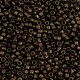 Seed beads 11/0 (2mm) Metallic sepia brown