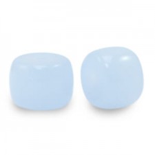 Rondelle Glass beads 8mm Soft blue
