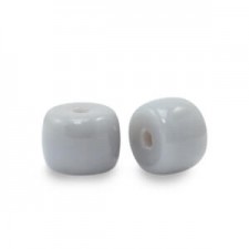 Rondelle Glass beads 6mm Grey