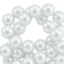 Top quality glass pearl beads 10mm White