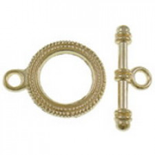 Metal Toggle clasp 18x22mm - Gold